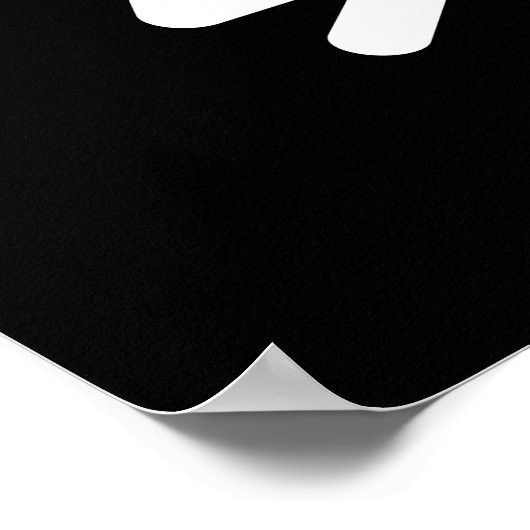 NICHT IRON! POSTER (Ecke)