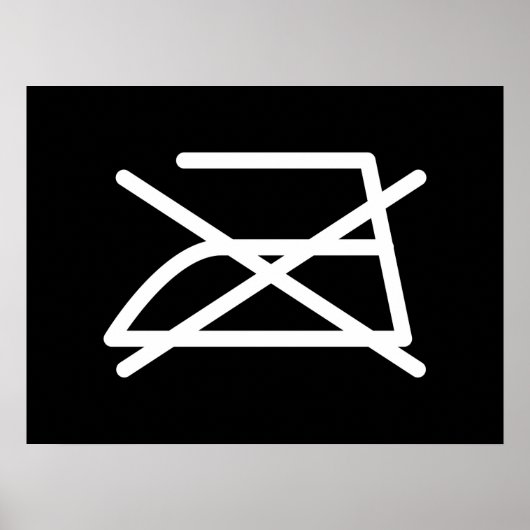 NICHT IRON! POSTER (Vorne)