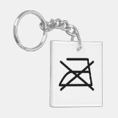 NICHT IRON! SCHLÜSSELANHÄNGER (Vorderseite links)