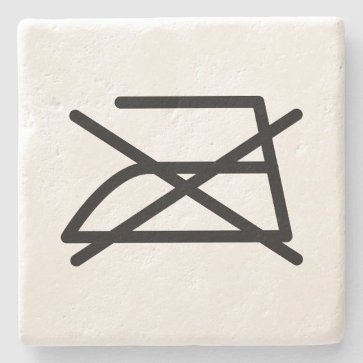 NICHT IRON! STEINUNTERSETZER (Vorderseite)