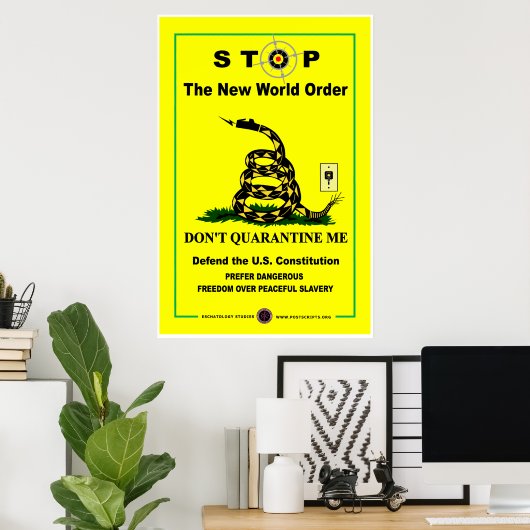 Nicht isolieren poster (Heimbüro)