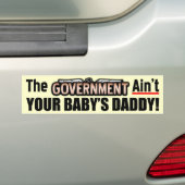 Nicht ist der Vati Ihres Babys! Autoaufkleber (Auf Auto)