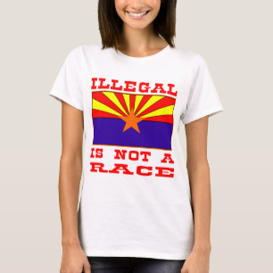 Nicht ist ein Rennen illegal T-Shirt
