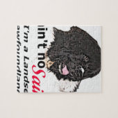 Nicht ist kein Heiliges… Ich bin ein Landseer Puzzle (Horizontal)