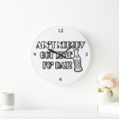 Nicht ist niemand got Zeit FO Dat Große Wanduhr (Zuhause)