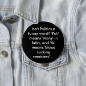 Nicht ist Politik ein lustiges Wort? "Poli" Button (Beispiel)