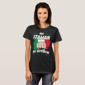 Nicht italienisch, aber unterstützend Reisen Itali T-Shirt (Vorne ganz)