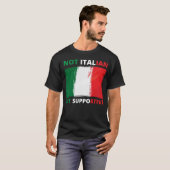 Nicht Italienisch, sondern unterstützend Funny Ita T-Shirt (Vorne ganz)