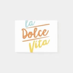 nicht italienisch, sondern unterstützend, nicht it post-it klebezettel