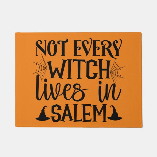 Nicht jede Hexe lebt in Salem Halloween Doormat Fußmatte (Vorderseite)