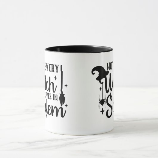 Nicht jede Hexe lebt in Salem Halloween Tasse (Zentrum)