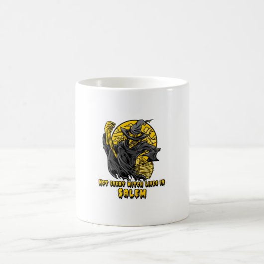 Nicht jede Hexe lebt in SALEM Kaffeetasse (Mittel)
