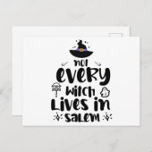 Nicht jede Hexe lebt in Salem Postkarte (Vorne/Hinten)
