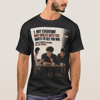 Nicht jeder, der mit dir lächelt, will, dass du ge T-Shirt