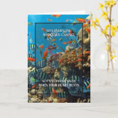 Nicht jeder mit Augen KANN SEHEN Ozean Life Zitat Karte (Gelbe Blume)