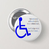 Nicht jeder mit einer Unfähigkeit ist in einem Button (Vorne & Hinten)