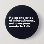 Nicht jeder muss reden button (Vorderseite)