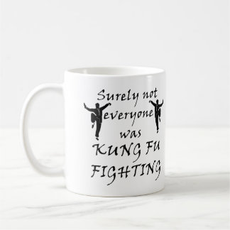 Nicht jeder war Kung Fu im Kampf gegen Tasse