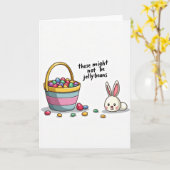 Nicht Jelly Beans Lustige Karte (Gelbe Blume)