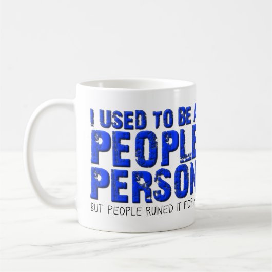 Nicht jemand, der lustig Mug Kaffeetasse (Links)