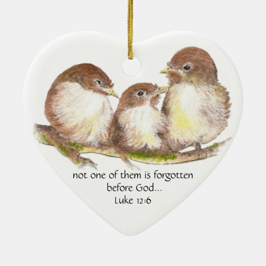 Nicht jemand vergisst vor Gott, Schrift, Angewohnh Keramikornament (Hinten)