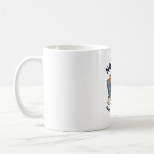 Nicht jetzt Faulpelz Katze Vintage Gravur Lustiges Kaffeetasse