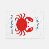 Nicht jetzt... Ich bin Crabby !!!! Decken (Vorderseite (Horizontal))