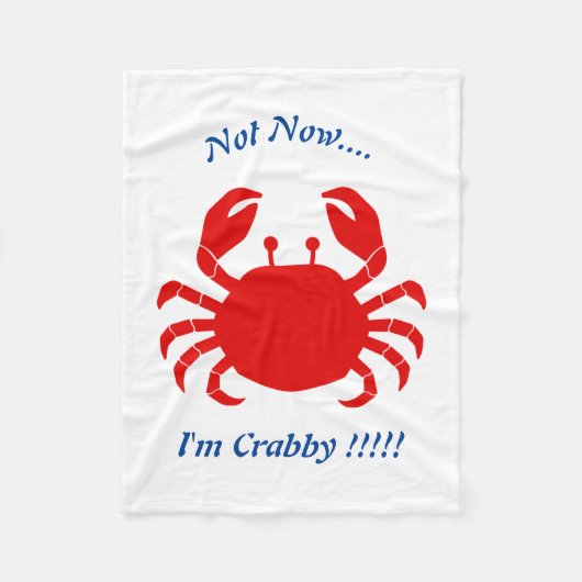 Nicht jetzt... Ich bin Crabby !!!! Decken (Vorderseite)