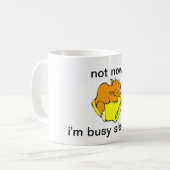 NICHT JETZT... ICH SCHLAFE. KAFFEETASSE (Vorderseite Links)