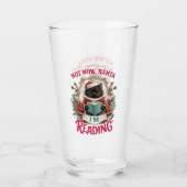 Nicht jetzt, Santa, ich lese gerade Glas (Vorderseite)