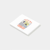 Nicht jetzt, Schätzchen. Daddys Cybermobbing am Pr Post-it Klebezettel (angewinkelt)