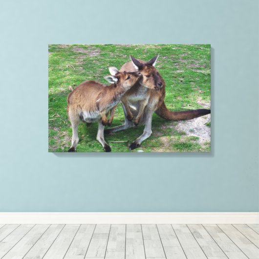 Nicht jetzt Skippy Leinwanddruck (Insitu (Holzboden))