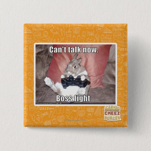 Nicht jetzt sprechen, kann Chefkampf Button (Vorderseite)