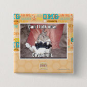 Nicht jetzt sprechen, kann Chefkampf Button (Vorderseite)