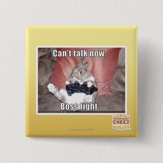 Nicht jetzt sprechen, kann Chefkampf Button (Vorderseite)