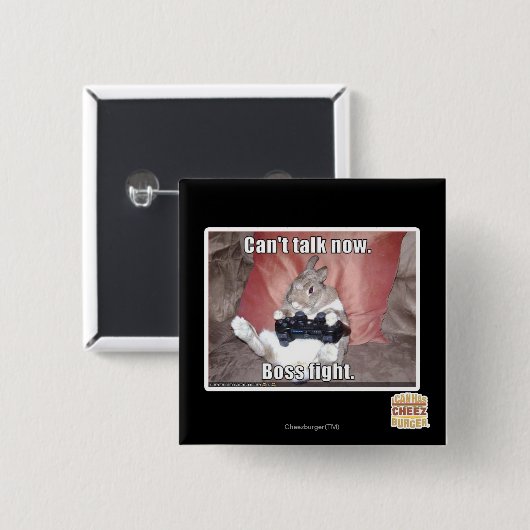 Nicht jetzt sprechen, kann Chefkampf Button (Vorne & Hinten)