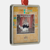 Nicht jetzt sprechen, kann Chefkampf Silbernes Ornament (Rechts)