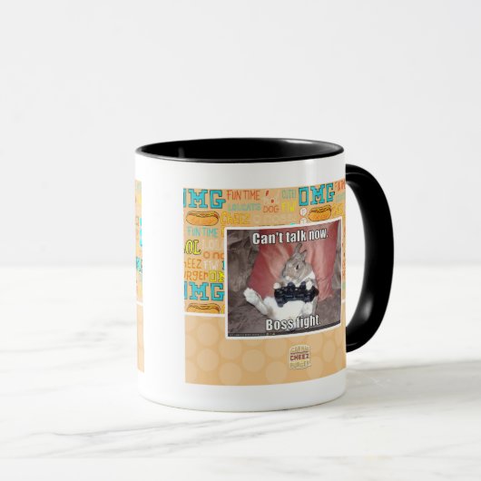 Nicht jetzt sprechen, kann Chefkampf Tasse (VorderseiteRechts)