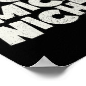 Nicht jucken poster (Ecke)