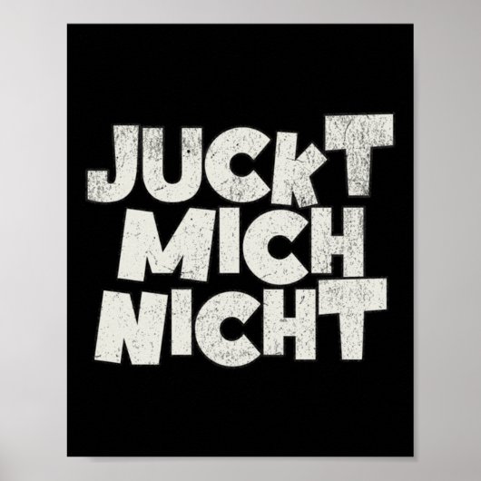 Nicht jucken poster (Vorne)