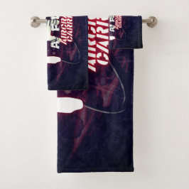 Nicht kahl, Militär, Armee Badhandtuch Set