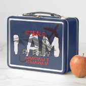 Nicht kahl, Militär, Armee Metall Brotdose (Beispiel)