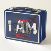 Nicht kahl, Militär, Armee Metall Brotdose (Rückseite)