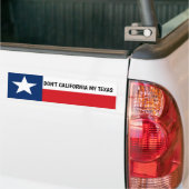 Nicht Kalifornien meine Texas Autoaufkleber (Auf Lkw)