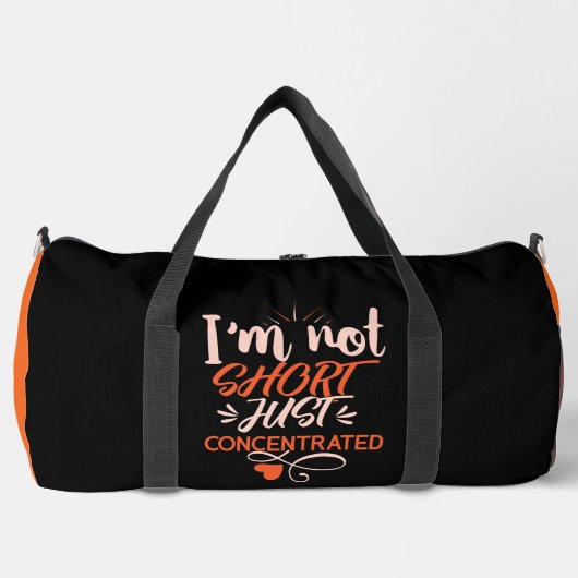 Nicht klein, nur konzentriert duffle bag (Vorderseite)