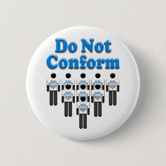 Nicht konform button (Vorderseite)
