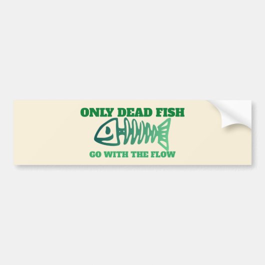 Nicht konform - nicht mit dem Fluss Autoaufkleber (Vorne)