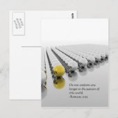 Nicht konform postkarte (Vorne/Hinten)