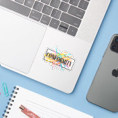 Nicht-Konformität Aufkleber (Laptop mit iPhone)