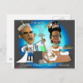 Nicht König Postkarte (Vorne/Hinten)